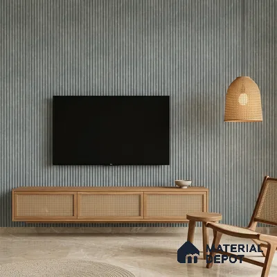 Mushroom Grey Marble Look PN 06901 8 ft x 6 inch Charcoal Panel - 6 mm | Suitable for Living Room, Bedroom & TV Cabinet | Width is Subjected to 5% Variation