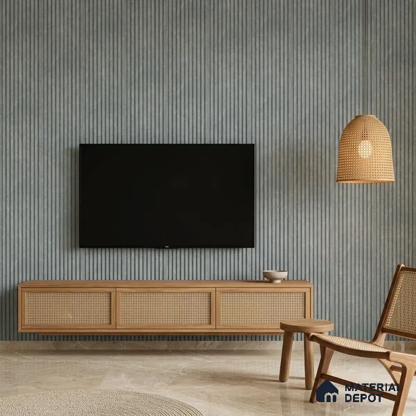 Mushroom Grey Marble Look PN 06901 8 ft x 6 inch Charcoal Panel - 6 mm | Suitable for Living Room, Bedroom & TV Cabinet | Width is Subjected to 5% Variation