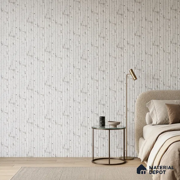 Dove Grey Marble Look PN 06904 8 ft x 6 inch Charcoal Panel - 6 mm | Suitable for Living Room, Bedroom & TV Cabinet | Width is Subjected to 5% Variation