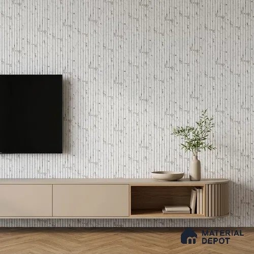 Dove Grey Marble Look PN 06904 8 ft x 6 inch Charcoal Panel - 6 mm | Suitable for Living Room, Bedroom & TV Cabinet | Width is Subjected to 5% Variation