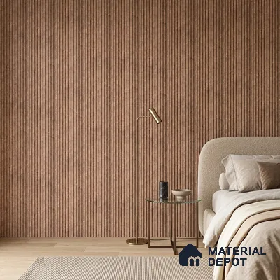 Oak Brown Marble Look PN 06907 8 ft x 6 inch Charcoal Panel - 6 mm | Suitable for Living Room, Bedroom & TV Cabinet | Width is Subjected to 5% Variation