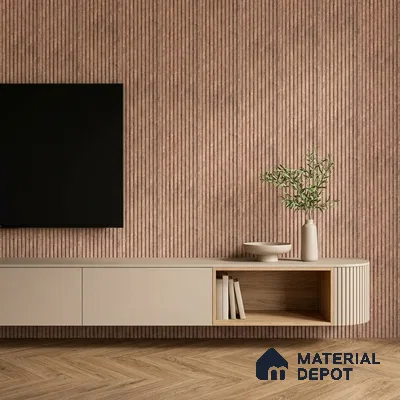 Oak Brown Marble Look PN 06907 8 ft x 6 inch Charcoal Panel - 6 mm | Suitable for Living Room, Bedroom & TV Cabinet | Width is Subjected to 5% Variation