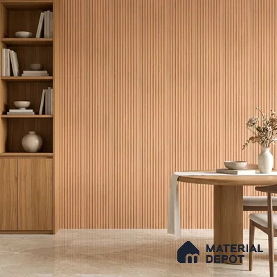 Wooden Look PN 06910 8 ft x 6 inch Charcoal Panel - 6 mm | Suitable for Living Room, Bedroom & TV Cabinet | Width is Subjected to 5% Variation