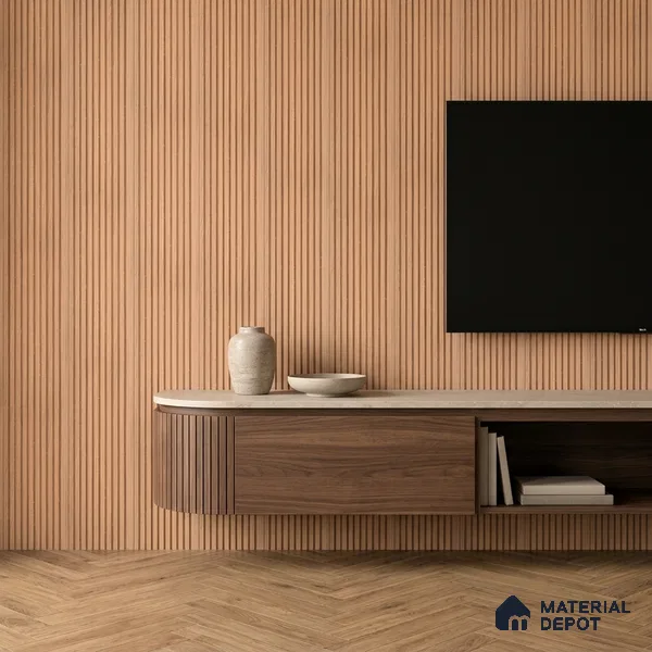 Wooden Look PN 06910 8 ft x 6 inch Charcoal Panel - 6 mm | Suitable for Living Room, Bedroom & TV Cabinet | Width is Subjected to 5% Variation