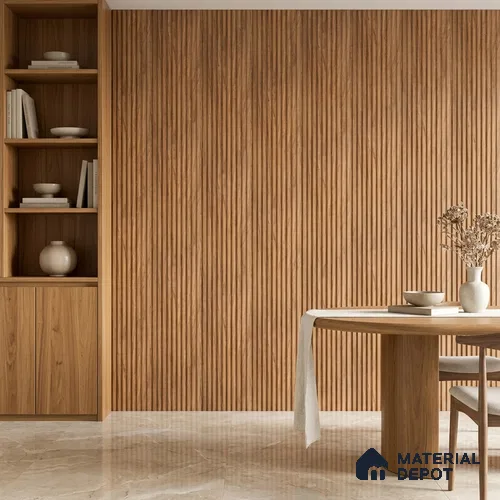 Wooden Look PN 06911 8 ft x 6 inch Charcoal Panel - 6 mm | Suitable for Living Room, Bedroom & TV Cabinet | Width is Subjected to 5% Variation