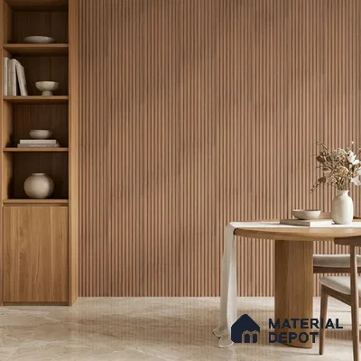 Wooden Look PN 06912 8 ft x 6 inch Charcoal Panel - 6 mm | Suitable for Living Room, Bedroom & TV Cabinet | Width is Subjected to 5% Variation