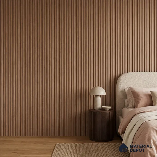 Wooden Look PN 06912 8 ft x 6 inch Charcoal Panel - 6 mm | Suitable for Living Room, Bedroom & TV Cabinet | Width is Subjected to 5% Variation