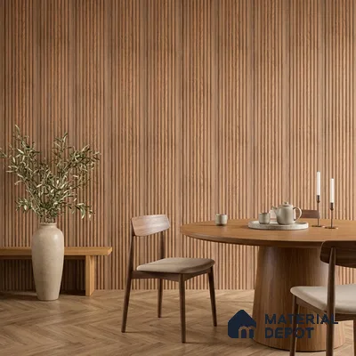 Wooden Look PN 06913 8 ft x 6 inch Charcoal Panel - 6 mm | Suitable for Living Room, Bedroom & TV Cabinet | Width is Subjected to 5% Variation