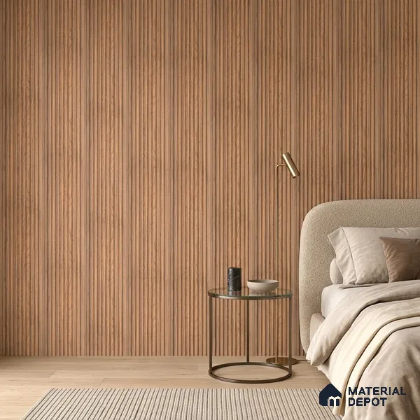 Wooden Look PN 06913 8 ft x 6 inch Charcoal Panel - 6 mm | Suitable for Living Room, Bedroom & TV Cabinet | Width is Subjected to 5% Variation