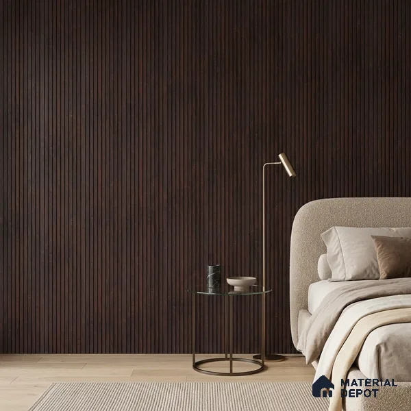 Wooden Look PN 06914 8 ft x 6 inch Charcoal Panel - 6 mm | Suitable for Living Room, Bedroom & TV Cabinet | Width is Subjected to 5% Variation