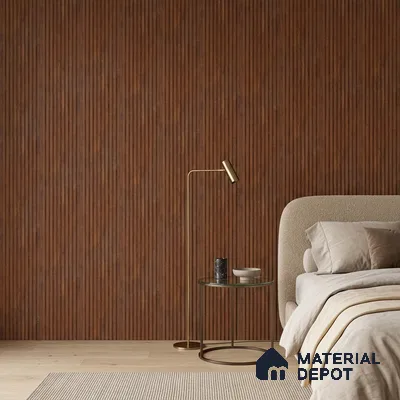Wooden Look PN 06915 8 ft x 6 inch Charcoal Panel - 6 mm | Suitable for Living Room, Bedroom & TV Cabinet | Width is Subjected to 5% Variation