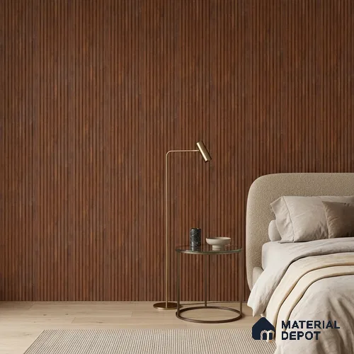 Wooden Look PN 06915 8 ft x 6 inch Charcoal Panel - 6 mm | Suitable for Living Room, Bedroom & TV Cabinet | Width is Subjected to 5% Variation