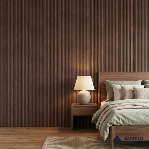 Wooden Look PN 06924 8 ft x 6 inch Charcoal Panel - 6 mm | Suitable for Living Room, Bedroom & TV Cabinet | Width is Subjected to 5% Variation