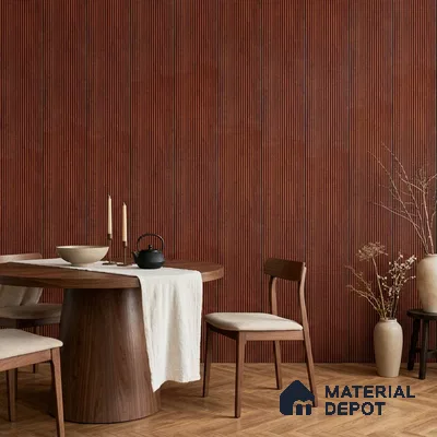 Wooden Look PN 06925 8 ft x 6 inch Charcoal Panel - 6 mm | Suitable for Living Room, Bedroom & TV Cabinet | Width is Subjected to 5% Variation
