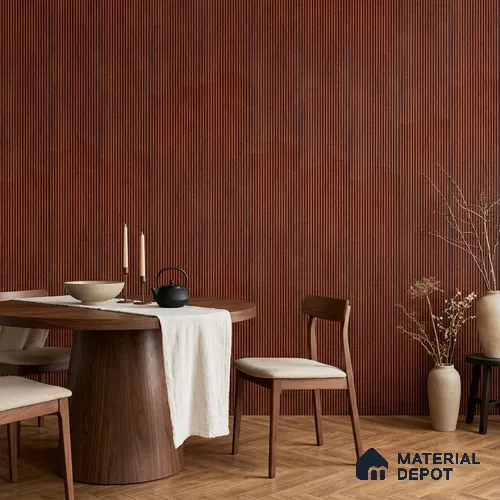 Wooden Look PN 06925 8 ft x 6 inch Charcoal Panel - 6 mm | Suitable for Living Room, Bedroom & TV Cabinet | Width is Subjected to 5% Variation