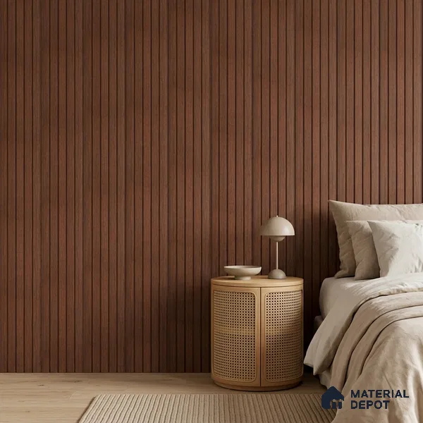 Wooden Look PN 06943 8 ft x 6 inch Charcoal Panel - 6 mm | Suitable for Living Room, Bedroom & TV Cabinet | Width is Subjected to 5% Variation