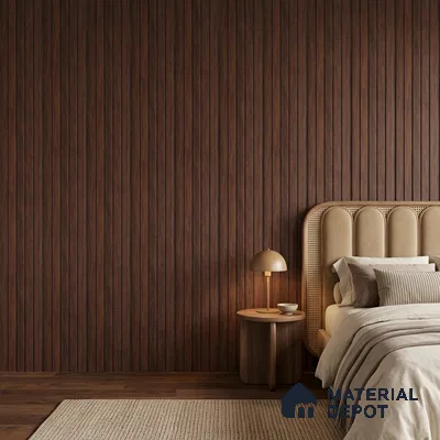 Wooden Look PN 06944 8 ft x 6 inch Charcoal Panel - 6 mm | Suitable for Living Room, Bedroom & TV Cabinet | Width is Subjected to 5% Variation