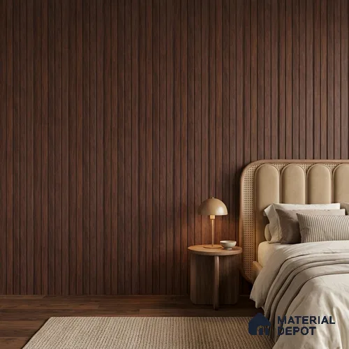 Wooden Look PN 06944 8 ft x 6 inch Charcoal Panel - 6 mm | Suitable for Living Room, Bedroom & TV Cabinet | Width is Subjected to 5% Variation