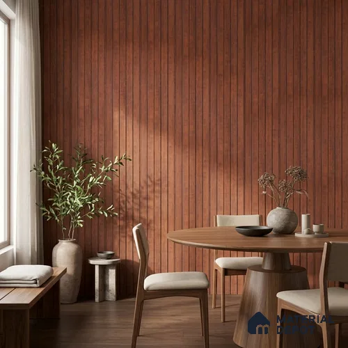 Wooden Look PN 06945 8 ft x 6 inch Charcoal Panel - 6 mm | Suitable for Living Room, Bedroom & TV Cabinet | Width is Subjected to 5% Variation