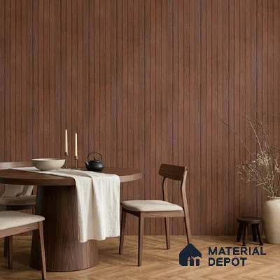 Wooden Look PN 06948 8 ft x 6 inch Charcoal Panel - 6 mm | Suitable for Living Room, Bedroom & TV Cabinet | Width is Subjected to 5% Variation