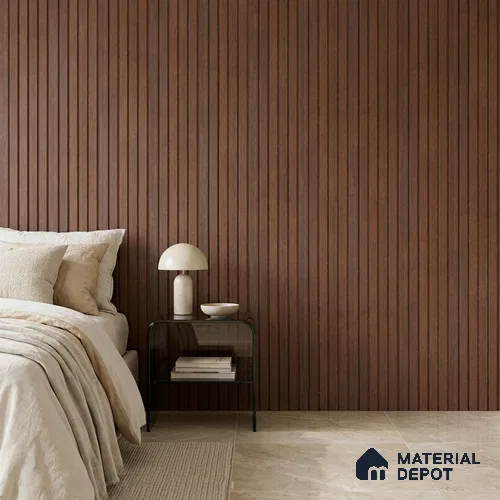 Wooden Look PN 06948 8 ft x 6 inch Charcoal Panel - 6 mm | Suitable for Living Room, Bedroom & TV Cabinet | Width is Subjected to 5% Variation