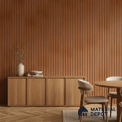 Wooden Look PN 06949 8 ft x 6 inch Charcoal Panel - 6 mm | Suitable for Living Room, Bedroom & TV Cabinet | Width is Subjected to 5% Variation