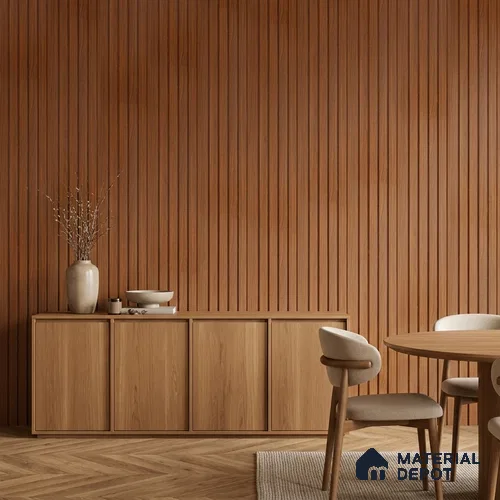 Wooden Look PN 06949 8 ft x 6 inch Charcoal Panel - 6 mm | Suitable for Living Room, Bedroom & TV Cabinet | Width is Subjected to 5% Variation