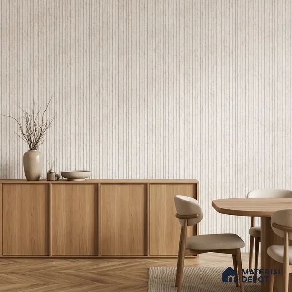 Dove Grey Marble Look PN 06968 8 ft x 10 inch PVC Panel - 10 mm | Suitable for Living Room, Bedroom & Office | Width is Subjected to 5% Variation