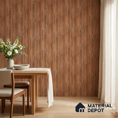 Wooden Look PN 06976 8 ft x 10 inch PVC Panel - 10 mm | Suitable for Living Room, Bedroom & Office | Width is Subjected to 5% Variation