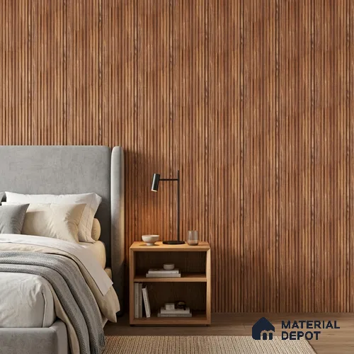 Wooden Look PN 06976 8 ft x 10 inch PVC Panel - 10 mm | Suitable for Living Room, Bedroom & Office | Width is Subjected to 5% Variation