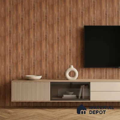 Wooden Look PN 06976 8 ft x 10 inch PVC Panel - 10 mm | Suitable for Living Room, Bedroom & Office | Width is Subjected to 5% Variation