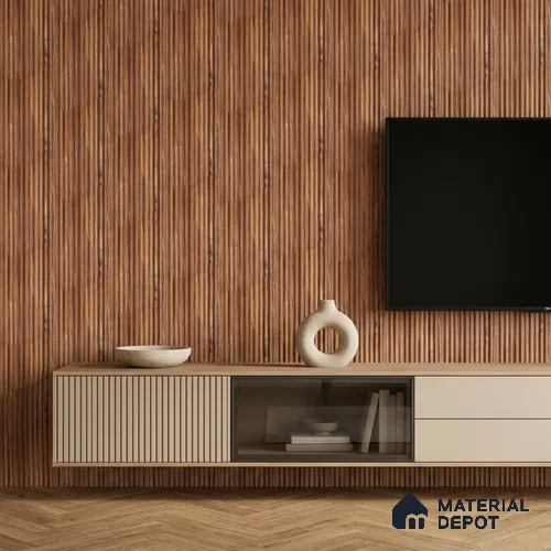 Wooden Look PN 06976 8 ft x 10 inch PVC Panel - 10 mm | Suitable for Living Room, Bedroom & Office | Width is Subjected to 5% Variation