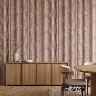 Wooden Look PN 06977 8 ft x 10 inch PVC Panel - 10 mm | Suitable for Living Room, Bedroom & Office | Width is Subjected to 5% Variation
