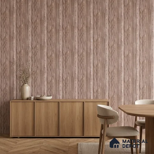 Wooden Look PN 06977 8 ft x 10 inch PVC Panel - 10 mm | Suitable for Living Room, Bedroom & Office | Width is Subjected to 5% Variation