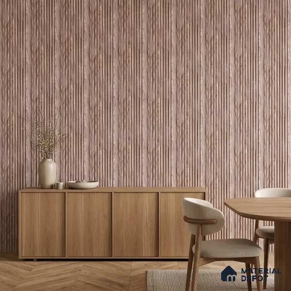 Wooden Look PN 06977 8 ft x 10 inch PVC Panel - 10 mm | Suitable for Living Room, Bedroom & Office | Width is Subjected to 5% Variation