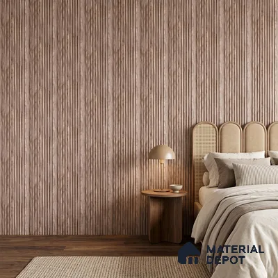 Wooden Look PN 06977 8 ft x 10 inch PVC Panel - 10 mm | Suitable for Living Room, Bedroom & Office | Width is Subjected to 5% Variation
