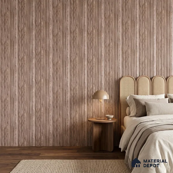 Wooden Look PN 06977 8 ft x 10 inch PVC Panel - 10 mm | Suitable for Living Room, Bedroom & Office | Width is Subjected to 5% Variation