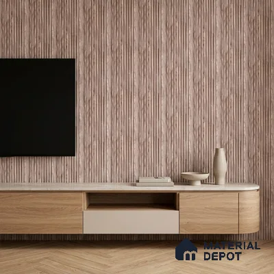 Wooden Look PN 06977 8 ft x 10 inch PVC Panel - 10 mm | Suitable for Living Room, Bedroom & Office | Width is Subjected to 5% Variation