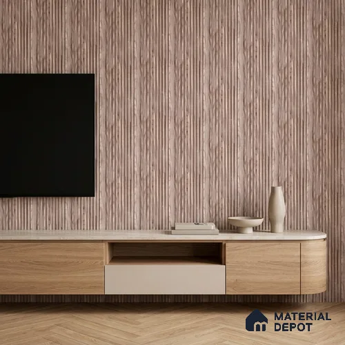 Wooden Look PN 06977 8 ft x 10 inch PVC Panel - 10 mm | Suitable for Living Room, Bedroom & Office | Width is Subjected to 5% Variation
