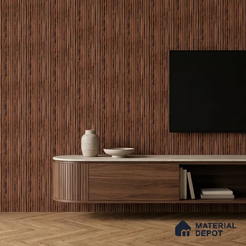 Wooden Look PN 06978 8 ft x 10 inch PVC Panel - 10 mm | Suitable for Living Room, Bedroom & Office | Width is Subjected to 5% Variation