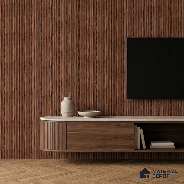 Wooden Look PN 06978 8 ft x 10 inch PVC Panel - 10 mm | Suitable for Living Room, Bedroom & Office | Width is Subjected to 5% Variation