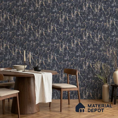 Graphite Grey Marble Look PN 07010 8 ft x 6.1 inch Charcoal Panel - 7 mm | Suitable for Feature Wall, TV Unit & Living Room | Width is Subjected to 5% Variation