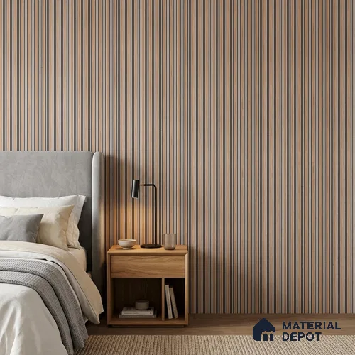Cement Grey Geometric Look PN 07026 9.5 ft x 7.8 inch Charcoal Panel - 6 mm | Suitable for Feature Wall, TV Unit & Living Room | Width is Subjected to 5% Variation