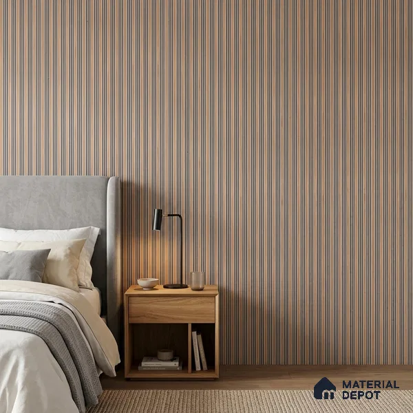 Cement Grey Geometric Look PN 07026 9.5 ft x 7.8 inch Charcoal Panel - 6 mm | Suitable for Feature Wall, TV Unit & Living Room | Width is Subjected to 5% Variation