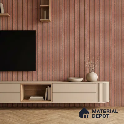 Apricot Metallic Look PN 07030 9.5 ft x 7.8 inch Charcoal Panel - 6 mm | Suitable for Feature Wall, TV Unit & Living Room | Width is Subjected to 5% Variation