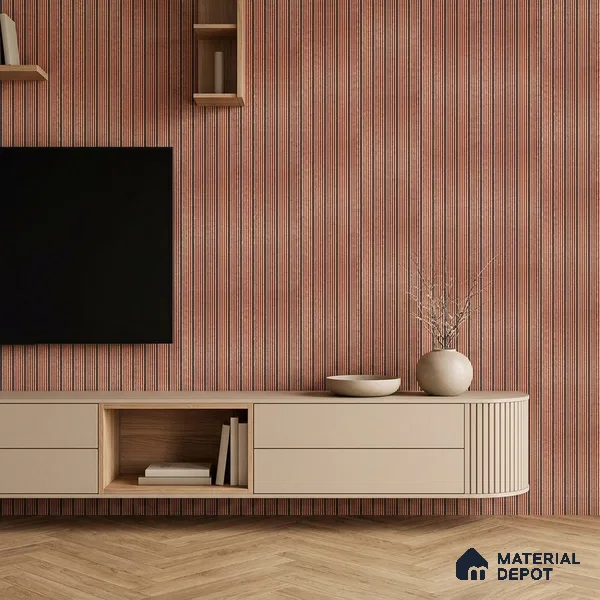 Apricot Metallic Look PN 07030 9.5 ft x 7.8 inch Charcoal Panel - 6 mm | Suitable for Feature Wall, TV Unit & Living Room | Width is Subjected to 5% Variation