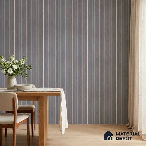 Mid Grey Patterned Look PN 07045 9.5 ft x 7.8 inch Charcoal Panel - 6 mm | Suitable for Feature Wall, TV Unit & Living Room | Width is Subjected to 5% Variation