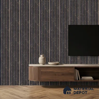 Graphite Grey Marble Look PN 07046 9.5 ft x 7.8 inch Charcoal Panel - 6 mm | Suitable for Feature Wall, TV Unit & Living Room | Width is Subjected to 5% Variation
