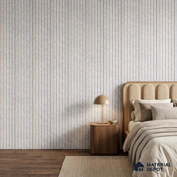 Dove Grey Patterned Look PN 07047 9.5 ft x 7.8 inch Charcoal Panel - 6 mm | Suitable for Feature Wall, TV Unit & Living Room | Width is Subjected to 5% Variation