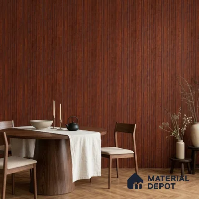Wooden Look PN 07055 9.5 ft x 4.9 inch Charcoal Panel - 8 mm | Suitable for Feature Wall, TV Unit & Living Room | Width is Subjected to 5% Variation